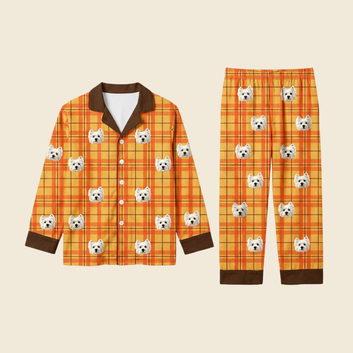 Amber Plaid PJs