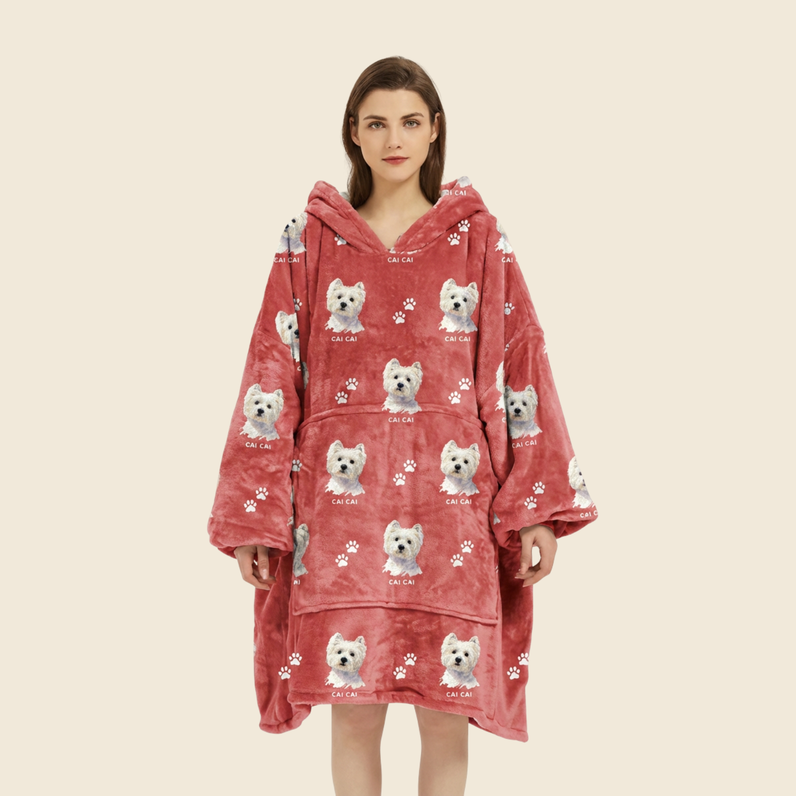 Custom Oversized Hoodie Blanket