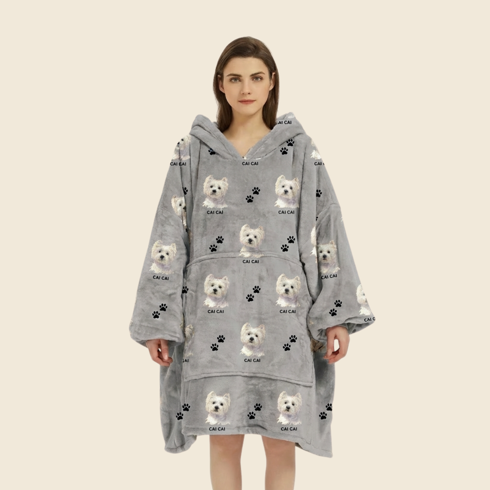 Custom Oversized Hoodie Blanket