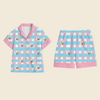Cotton Candy Check Short PJs