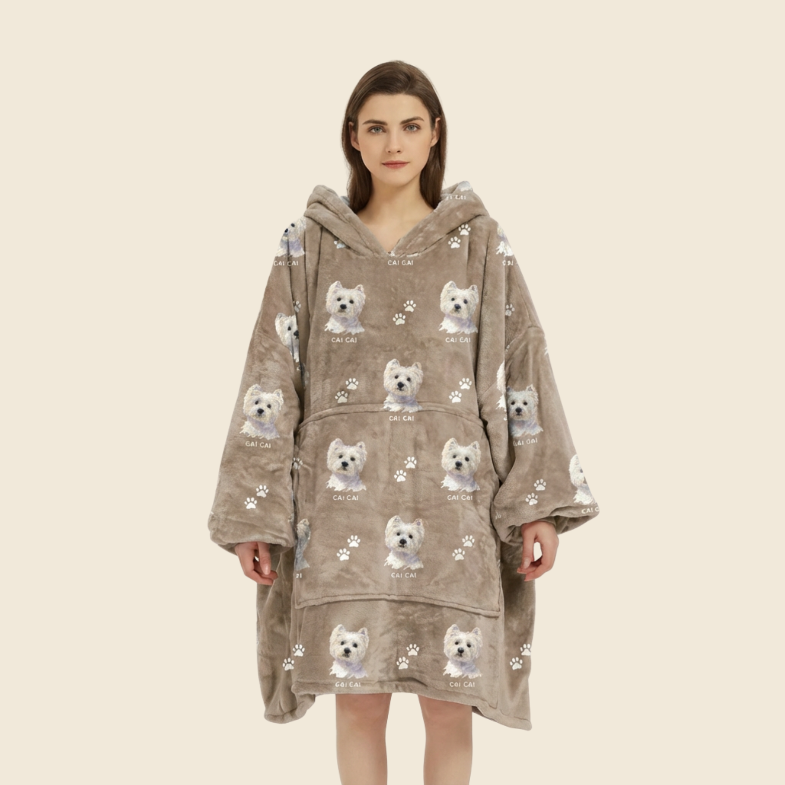 Custom Oversized Hoodie Blanket