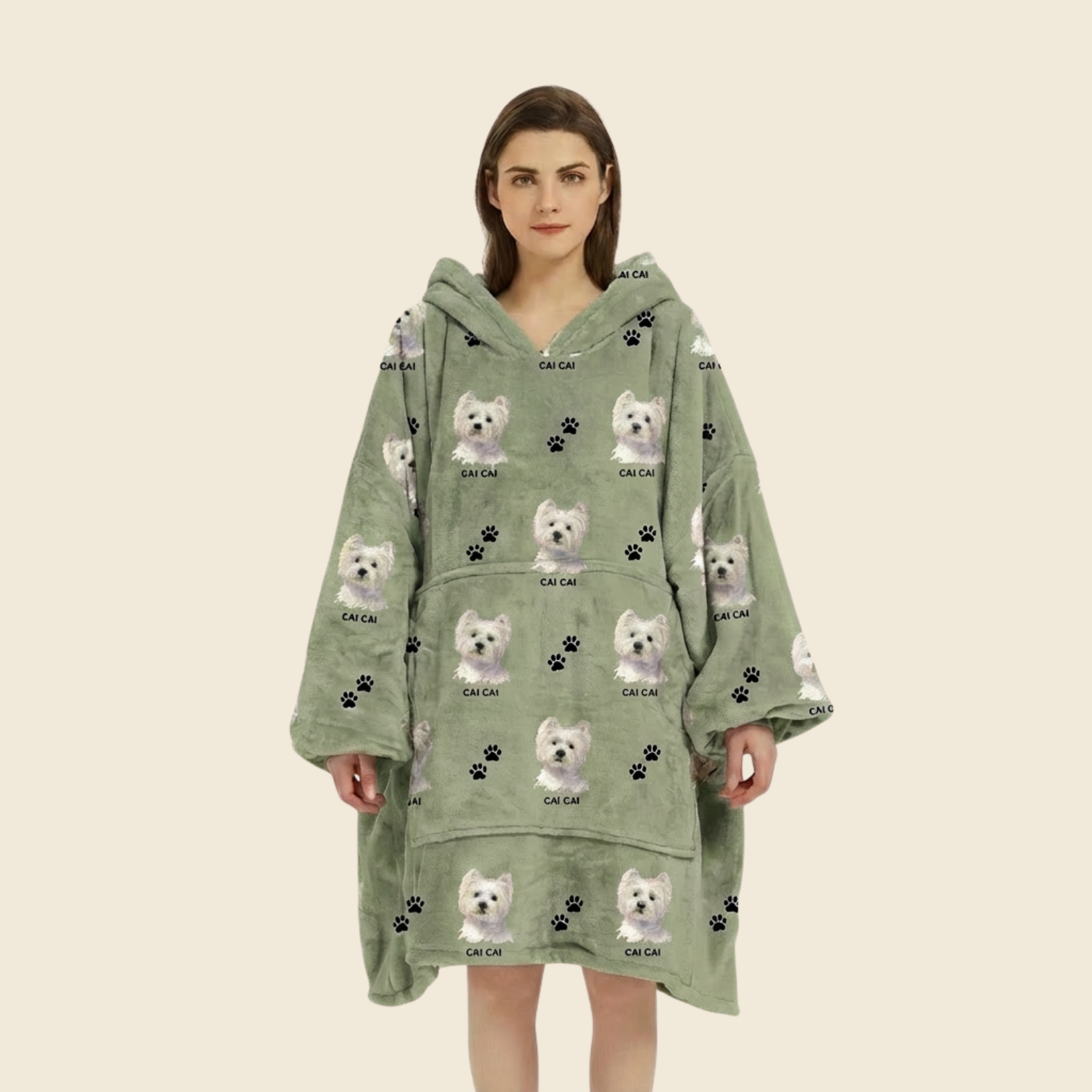 Custom Oversized Hoodie Blanket