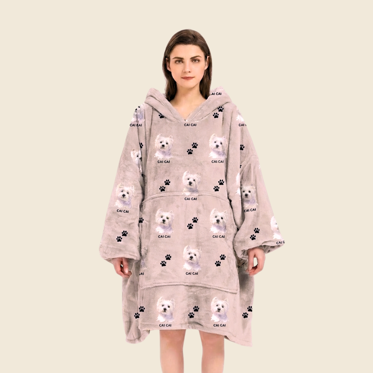 Custom Oversized Hoodie Blanket